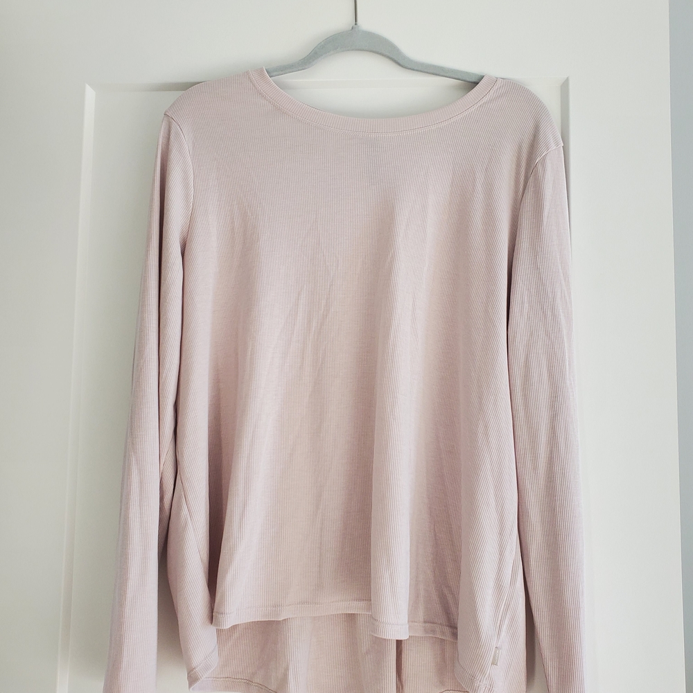 Women's Pink Long Sleeve Top